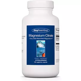 Allergy Research Magnesium Citrate / Магний цитрат 180 капсул в магазине биодобавок nutrido.shop