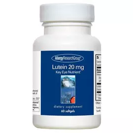 Allergy Research Lutein / Лютеин 20 мг 60 капсул від магазину біодобавок nutrido.shop