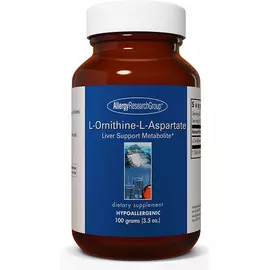 Allergy Research L-Ornithine-L-Aspartate / L-орнітін-L-аспарта 100 грам від магазину біодобавок nutrido.shop