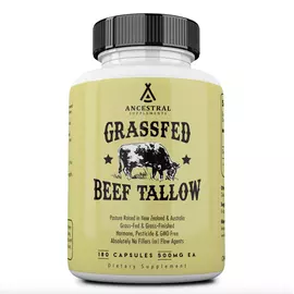 Ancestral Supplements Beef Tallow / Яловичий жир трав'яної відгодівлі 180 капсул від магазину біодобавок nutrido.shop