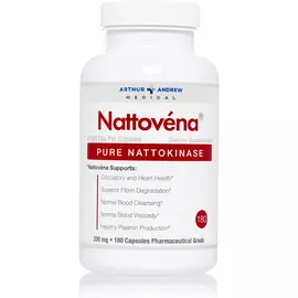 Arthur Andrew Natovena / Наттокіназа для здоров'я серцево-судинної системи 180 капсул від магазину біодобавок nutrido.shop