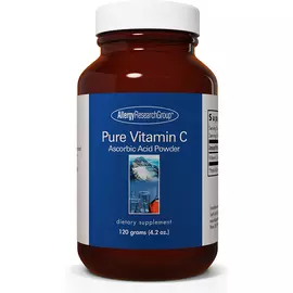 Allergy Research Pure Vitamin C Ascorbic Acid / Витамин С в виде аскорбиновой кислоты порошок 120 гр в магазине биодобавок nutrido.shop