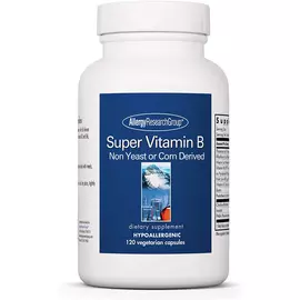 Allergy Research Super Vitamin B / Супер витамины группы Б комплекс 120 капсул  в магазине биодобавок nutrido.shop