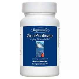 Allergy Research Zinc Picolinate /  Цинк пиколинат 25 мг 60 капсул  в магазине биодобавок nutrido.shop