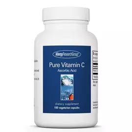 Allergy Research Pure Vitamin C Ascorbic Acid / Витамин С в виде аскорбиновой кислоты 100 капсул в магазине биодобавок nutrido.shop