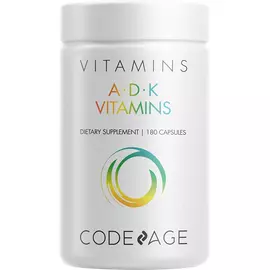 CodeAge ADK Vitamins / Жирорастворимые витамины А, Д, К 180 капсул в магазине биодобавок nutrido.shop