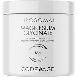 CodeAge Liposomal Magnesium Glycinate / Магній гліцинат ліпосомальний 240 капсул від магазину біодобавок nutrido.shop