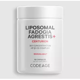 CodeAge Liposomal Fadogia Agrestis+ / Фадогія для підтримки рівня тестостерону ліпосомальна 60 капсул від магазину біодобавок nutrido.shop