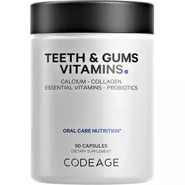 CodeAge Teeth & Gums Vitamins / Витамины для здоровья зубов и десен 90 капсул в магазине биодобавок nutrido.shop