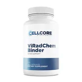 CellCore ViRadChem Binder / Сорбент для радіоактивних елементів і хімічних токсинів 120 капсул від магазину біодобавок nutrido.shop