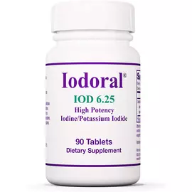 Optimox Iodoral / Йодорал йод 6,25 мг 90 таблеток в магазине биодобавок nutrido.shop