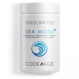 CodeAge Wildcrafted Sea Moss / Сирі морські водорості для підтримки щитоподібної залози 120 капсул від магазину біодобавок nutrido.shop