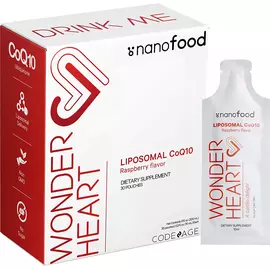 CodeAge Liposomal Wonder Heart Liquid CoQ10 / Липосомальный Коэнзим Ку10 30 саше  в магазине биодобавок nutrido.shop