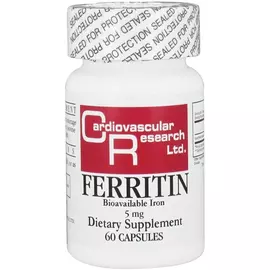 Cardiovascular Research Ferritin / Ферритин біодоступніе залізо 5 мг 60 капсул від магазину біодобавок nutrido.shop