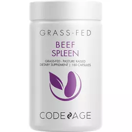 CodeAge Beef Spleen / Селезенка говяжья Источник гемового железа 180 капсул в магазине биодобавок nutrido.shop