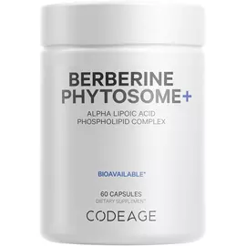 CodeAge Berberine Phytosome+ / Берберин HCL и альфа-липоевая кислота 60 капсул в магазине биодобавок nutrido.shop