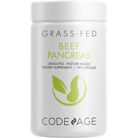 CodeAge Beef Pancreas / Поджелудочная железа от говядины травяного откорма 180 капсул в магазине биодобавок nutrido.shop
