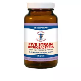 Custom probiotics Five Strain Bifidobacteria / Пять штаммов бифидобактерий 50 грамм в магазине биодобавок nutrido.shop
