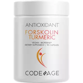CodeAge Forskolin Turmeric / Органический куркумин 90 капсул в магазине биодобавок nutrido.shop