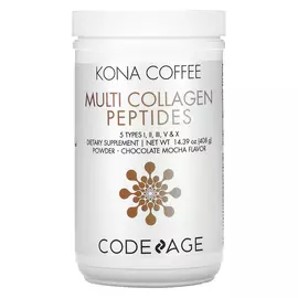 Codeage Multi Collagen Peptides Powder Mocha / Пептиди коллагена 5 типів зі смаком кави Мокка 408 гр. від магазину біодобавок nutrido.shop