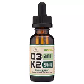 Double Wood Vitamin D3 + K2 / Витамин Д3 К2 жидкий на МСТ масле 30 мл в магазине биодобавок nutrido.shop