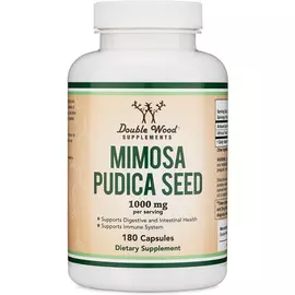 Double Wood Mimosa Pudica Extract / Мімоза виведення тяжких металів, паразитів і бактерій 180 капсул від магазину біодобавок nutrido.shop