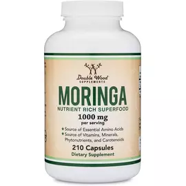 Double Wood Moringa / Моринга 1000 мг 210 капс в магазине биодобавок nutrido.shop