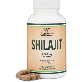 Double Wood Shilajit Resin / Смола муміє 500 мг 120 капсул від магазину біодобавок nutrido.shop