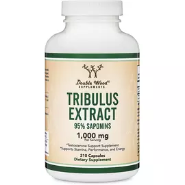 Double Wood Tribulus Terrestris / Трибулус террестріс 500 мг 210 капсул від магазину біодобавок nutrido.shop