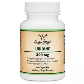 Double Wood Uridine / Уридин Підтримка когнітивних функцій 60 капсул від магазину біодобавок nutrido.shop