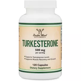 Double Wood Turk 500 / Туркестерон підтримка рівня чоловічих гормонів 500 мг 120 капсул від магазину біодобавок nutrido.shop