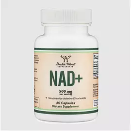 Double Wood NAD+ / НАД+ поддержка выработки клеточной энергии 250 мг 60 капсул в магазине биодобавок nutrido.shop