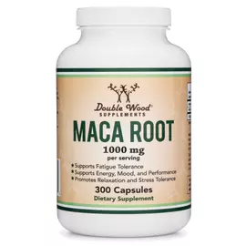 Double Wood Maca Root / Корень Мака підтримка настрою і лібідо 1000 мг 300 капс від магазину біодобавок nutrido.shop