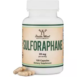Double Wood Sulforaphane / Сульфорафан 10 мг 120 капсул від магазину біодобавок nutrido.shop