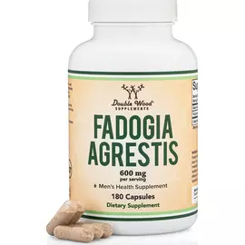Double Wood Fadogia / Фадогія Агрестіс 300 мг 180 капсул від магазину біодобавок nutrido.shop