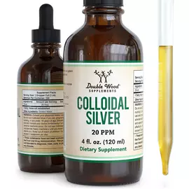 Double Wood Colloidal Silver / Колоїдне срібло 120 мл від магазину біодобавок nutrido.shop