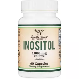 Double Wood Inositol / Міо-інозитол підтримка фертильності у жінок 60 капсул від магазину біодобавок nutrido.shop