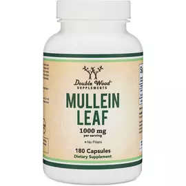 Double Wood Mullein Leaf Extract / Экстракт листьев коровяка для здоровья органов дыхания180 капсул в магазине биодобавок nutrido.shop