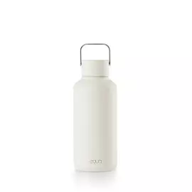 Equa Timeless Off White Steel Water Bottle / Бутылка для воды белая сталь 600 мл в магазине биодобавок nutrido.shop