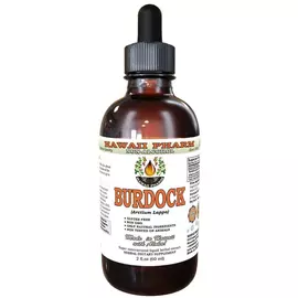 Hawaii Pharm Burdock Liquid / Екстракт лопуха органік без спирта 60 мл від магазину біодобавок nutrido.shop