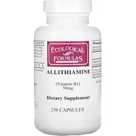 Ecological Formula Allithiamine Vitamin B1 / Аллітіамін вітамін Б1 50 мг 250 капсул від магазину біодобавок nutrido.shop