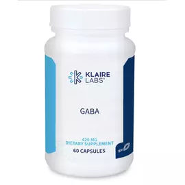 Klaire GABA / ГАБА 420 мг 60 капсул від магазину біодобавок nutrido.shop