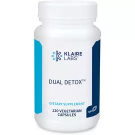 Klaire Dual Detox / Підтримка печінки з хлорела, броколі і ферментами 120 капсул від магазину біодобавок nutrido.shop