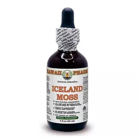 Hawaii Pharm Iceland Moss Alcohol-FREE / Цетрарія Ісландська (Ісландський мох) без спирту 60 мл від магазину біодобавок nutrido.shop
