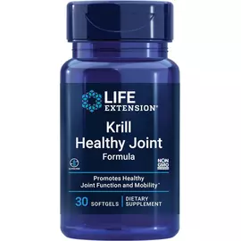 Life Extension Krill Healthy Joint Formula / Масло криля с гиалуроновой кислотой 30 капсул в магазине биодобавок nutrido.shop