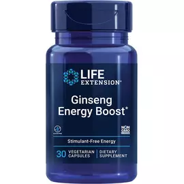 Life Extension Ginseng Energy Boost / Екстракт женьшеню для підвищення енергії 30 капсул від магазину біодобавок nutrido.shop