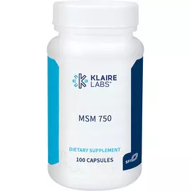 Klaire MSM 750 / МСМ сера поддержка соединительной ткани 750 мг 100 капсул в магазине биодобавок nutrido.shop