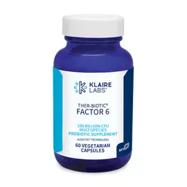 Klaire Ther-Biotic® Leaky Gut (Factor 6) / Пробіотик Тер Біотик Фактор 6 60 капсул від магазину біодобавок nutrido.shop