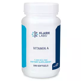 Klaire Vitamin A / Вітамін А 100 капсул від магазину біодобавок nutrido.shop