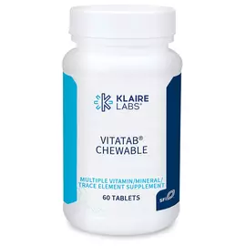 Klaire VitaTab Chewable / ВітаТаб жувальні мультивітаміни 60 табл від магазину біодобавок nutrido.shop